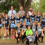 Tenterden CoF Junior School Netball and Football kits sponsored my NCS Technology