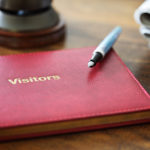 Secure alternative to the traditional visitors book