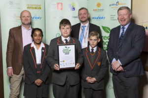 Mike Cardno at the Green School Awards 2020